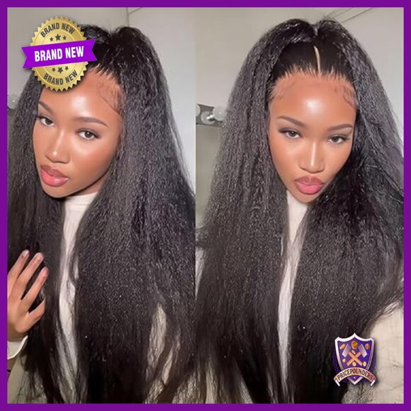 Human Hair Full Lace Wig 18 Inch Glueless 180 Density Adjustable Fit main image 7